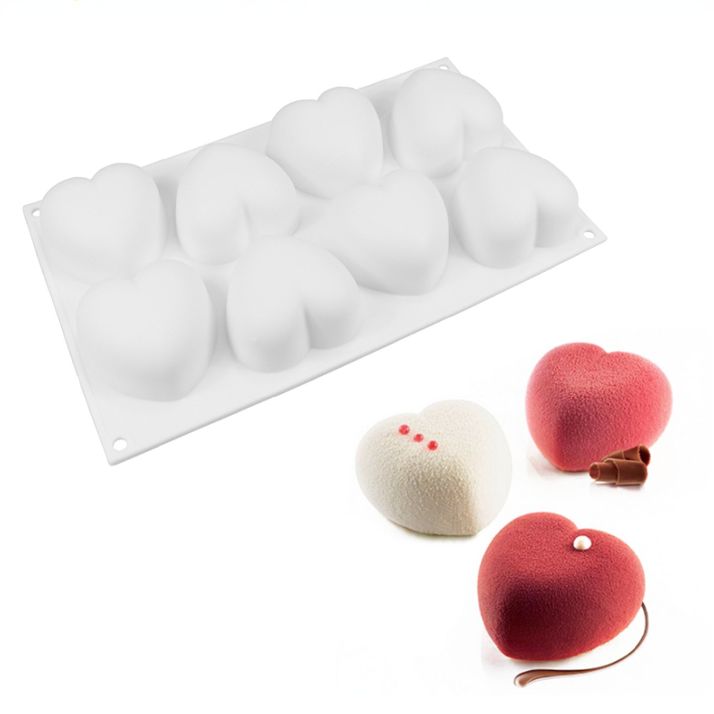 Soap Making Equipment For Beginners - 사랑 심장 실리콘 비누 금형 수제