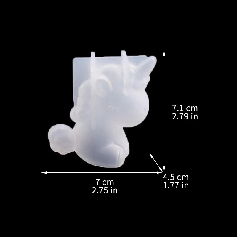 3D 기하학 실리콘 유니콘 고양이 사슴 곰 금형 비누  - Soap Making Chemical 리뷰 및 가격