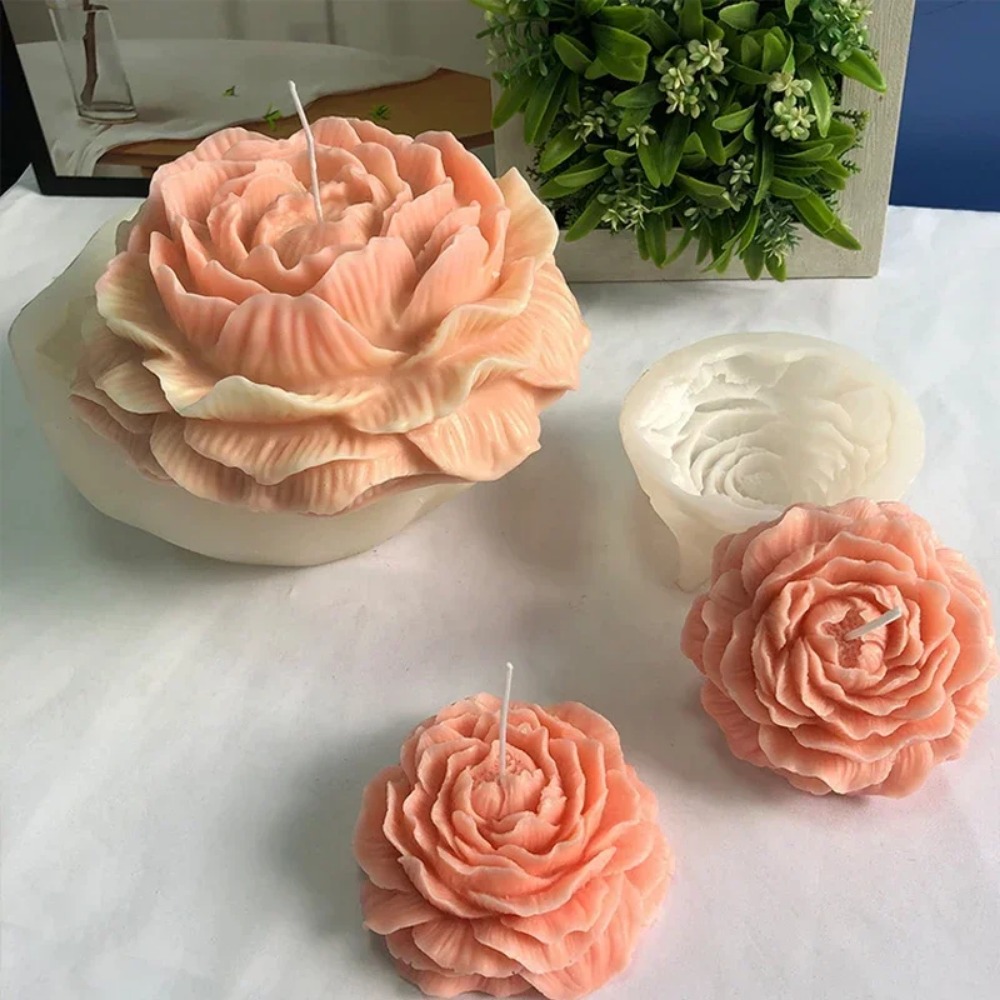 최고급 특대형 3D 꽃 양초 실리콘 몰드 DIY 작약  - Quality Soap Making Kit 리뷰 및 가격