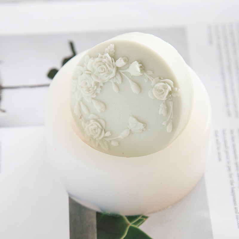 둥근 모양 장미 꽃 수제 비누 실리콘 금형, 모란 장미 - Soap Making Chemical 리뷰 및 가격