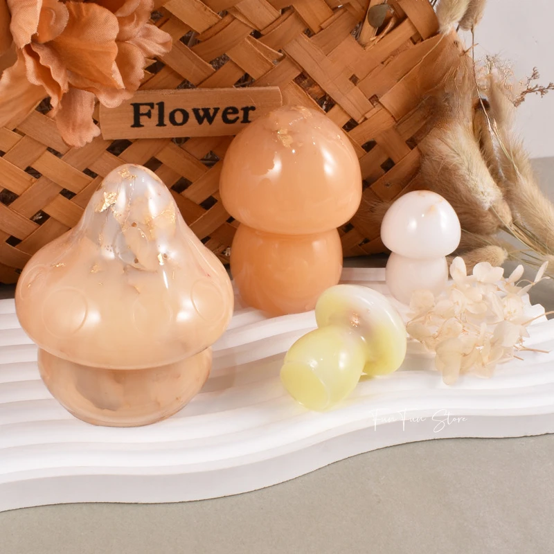 3D 버섯 양초 실리콘 금형 크리스탈 수지 에폭시 주조 - Soap Making Chemical 리뷰 및 가격