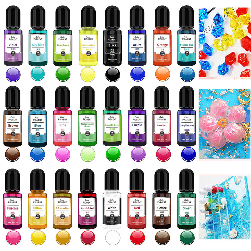 10ml/병 에폭시 수지 안료 액체 착색제 염료 확산  - Soap Making Dye 리뷰 및 가격